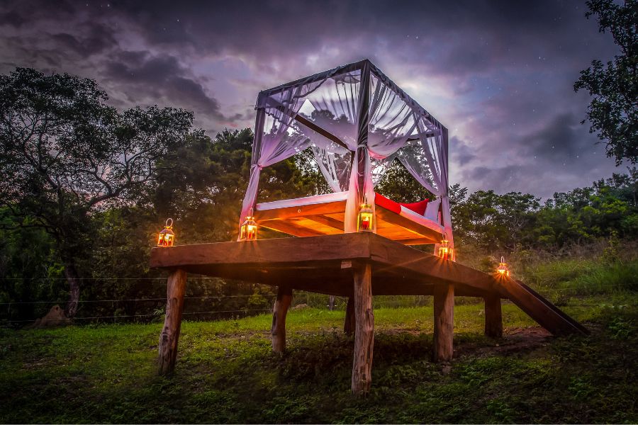bed at ahaspokuna in sri lanka experiential journey